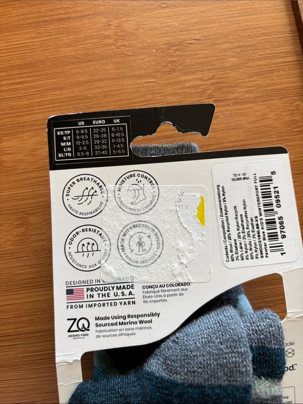 Smartwool Kids' Wintersport Merino Wool Ski Socks - Moose